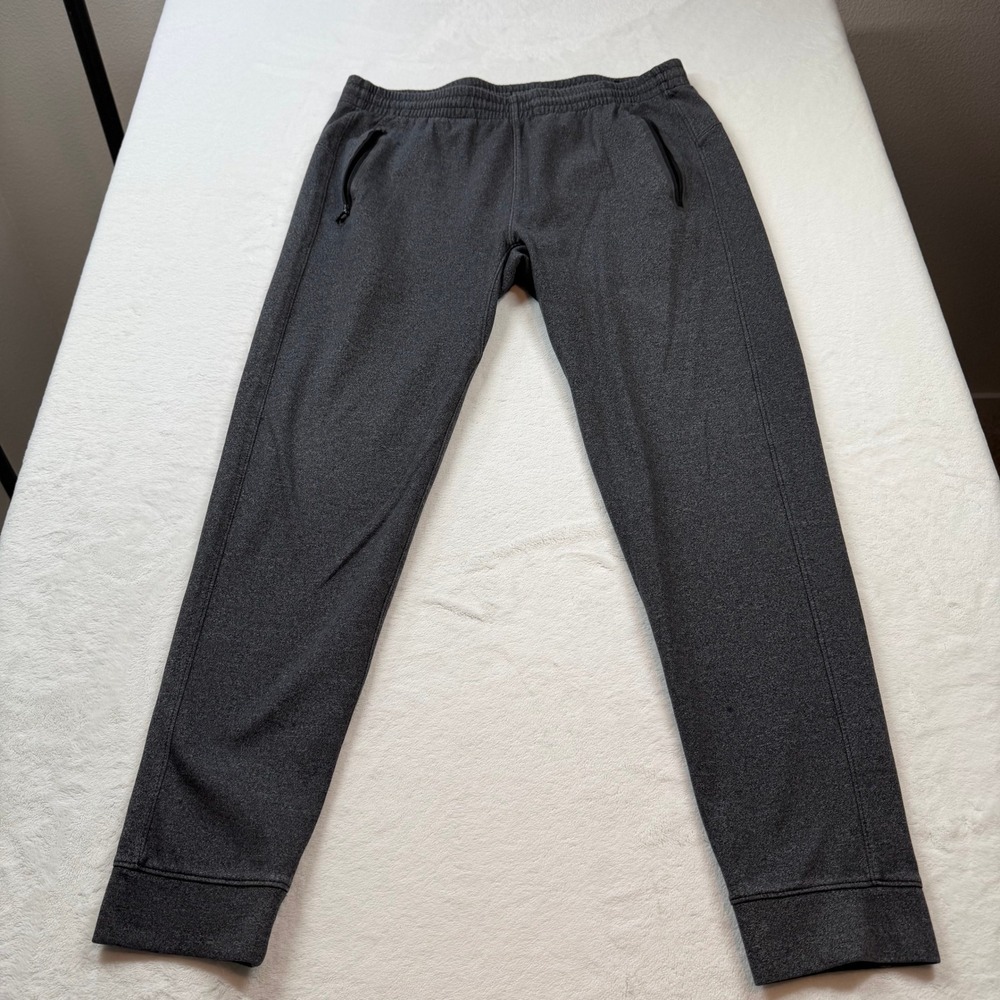 Old Navy‎ Dynamic Fleece Jogger Mens L Charcoal Gray Good 4-Way Stretch Athletic